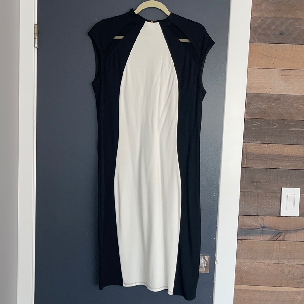 Fashion Nova Black and White Dress